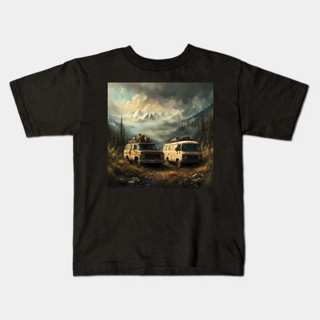 Into the wild inspired art Kids T-Shirt by IOANNISSKEVAS